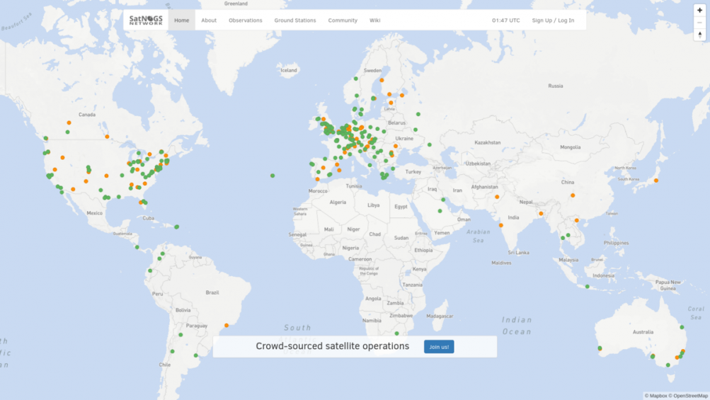 SatNOGS global network
